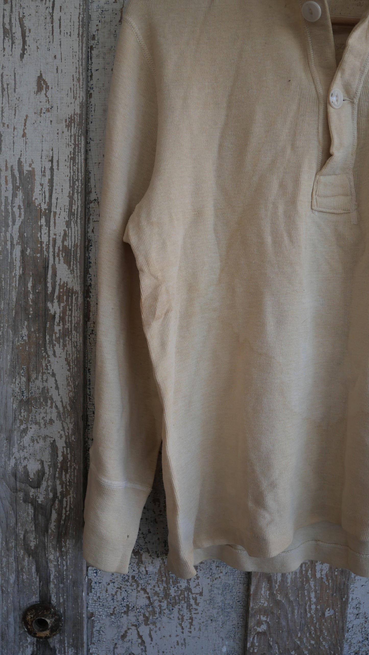 1960s Knit Henley | M