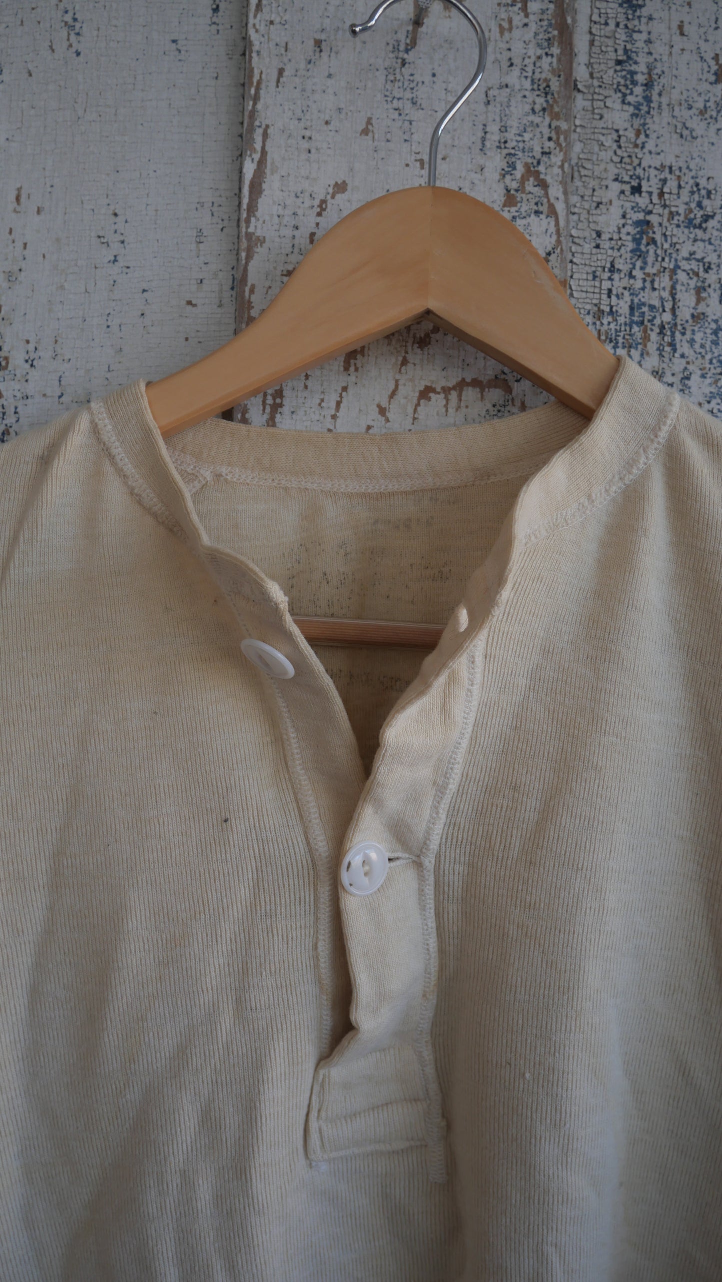 1960s Knit Henley | M