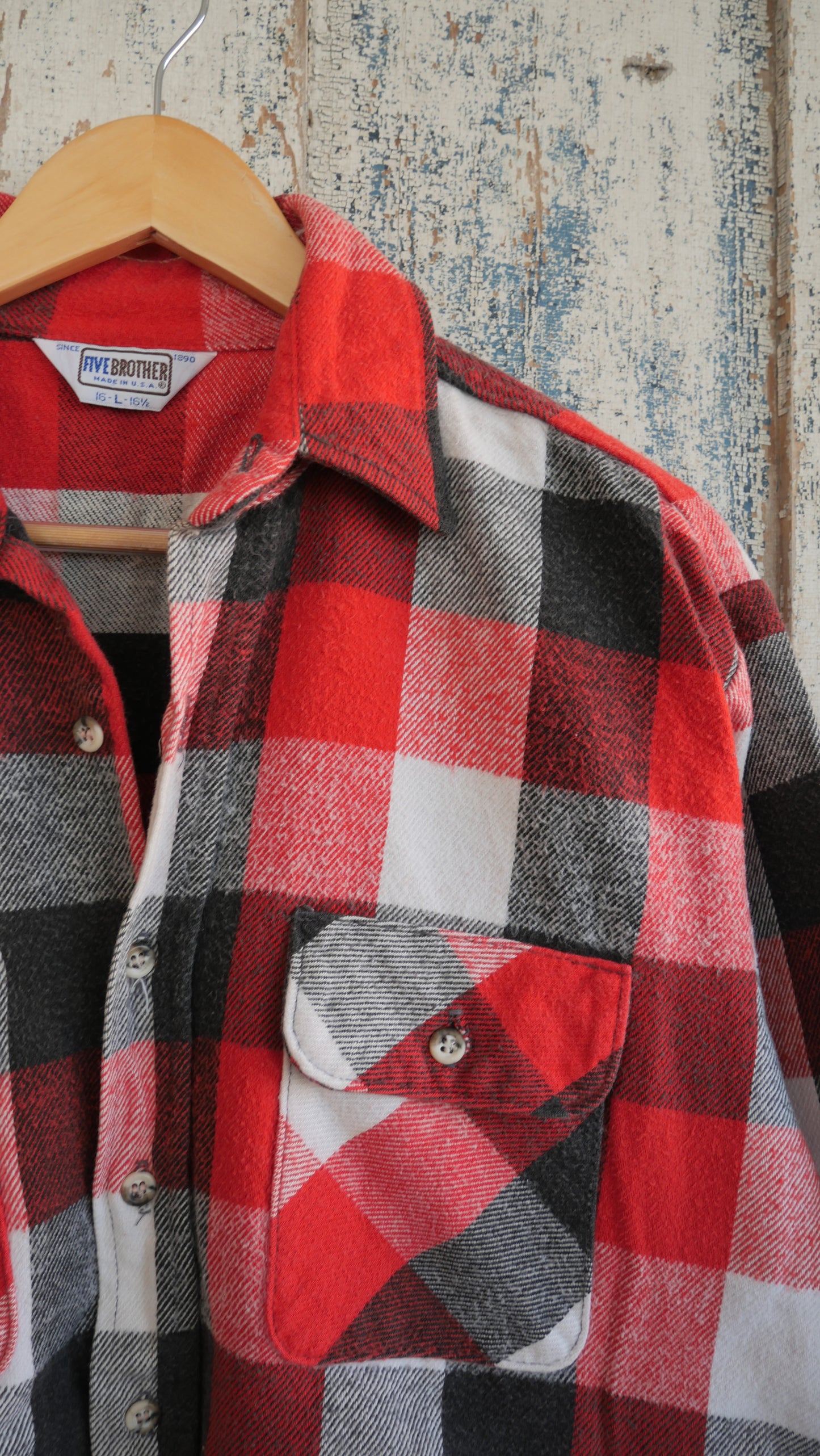 1980s Five Brother Flannel | L