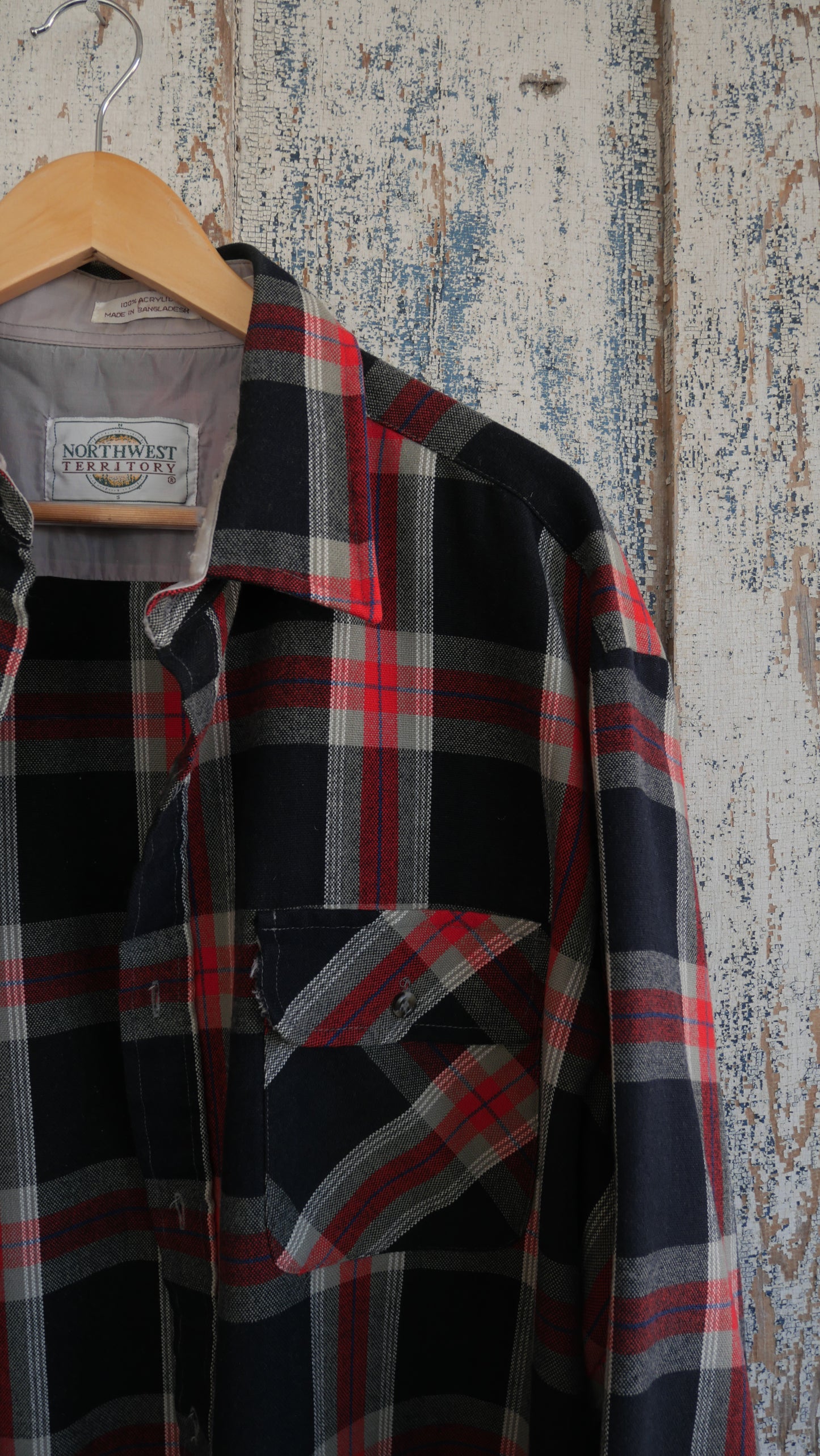 1990s Plaid Flannel | XL