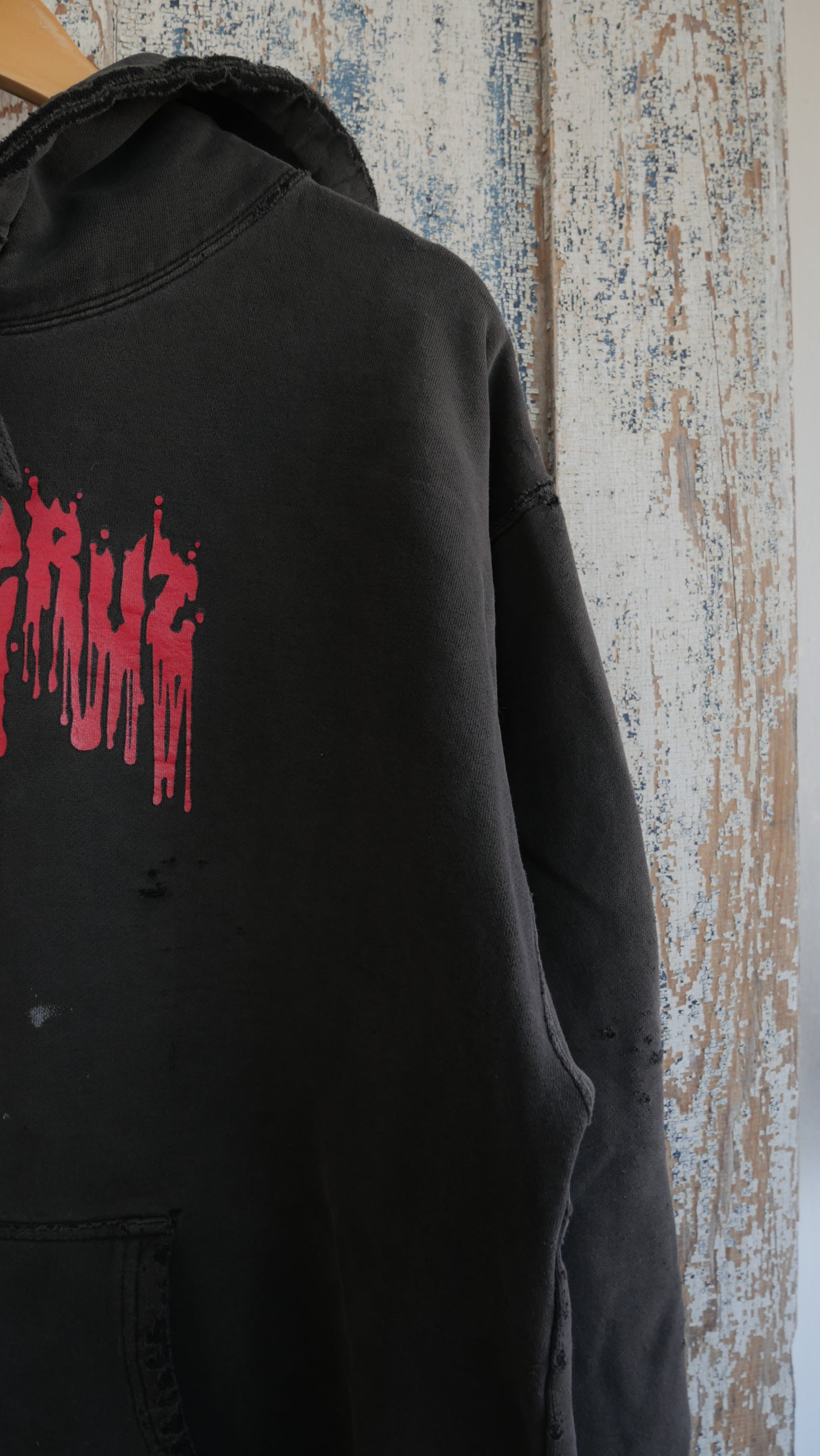 1990s Distressed Santa Cruz Hoodie | L