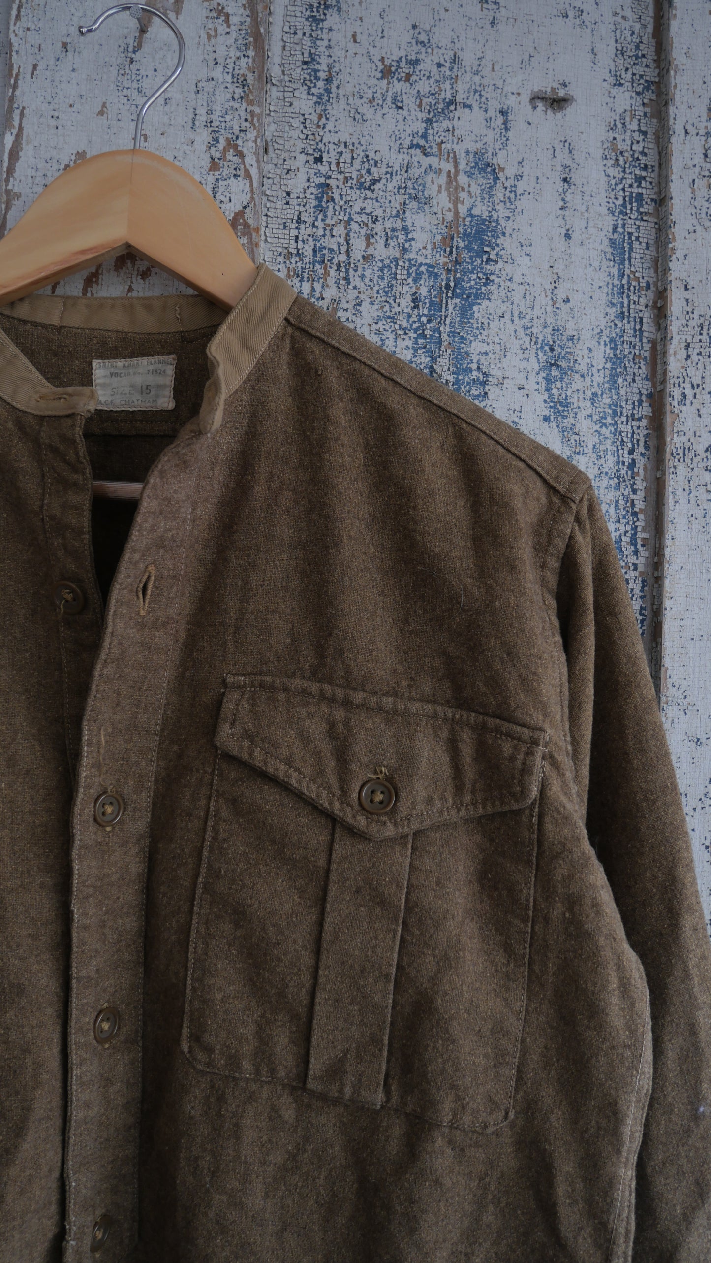 1950s Wool Military Shirt | L