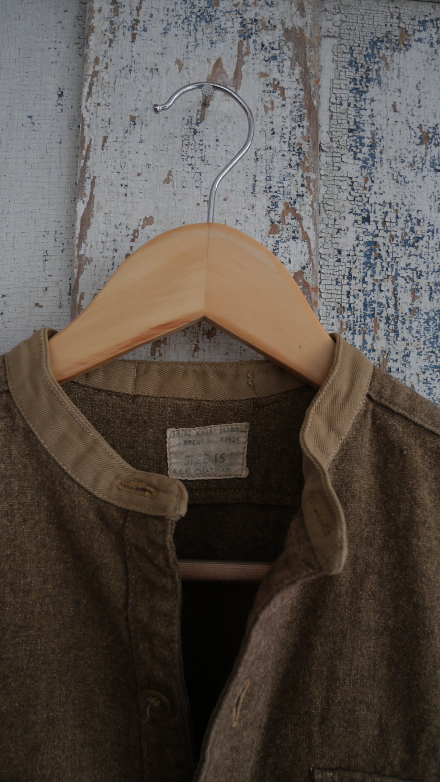 1950s Wool Military Shirt | L