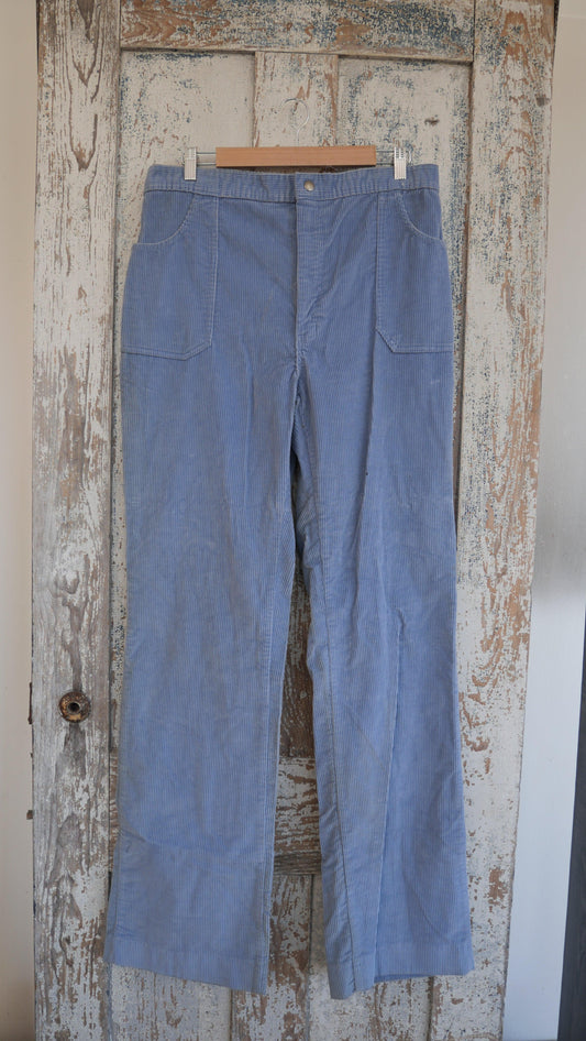 1970s Flared Corduroy Pants | 34