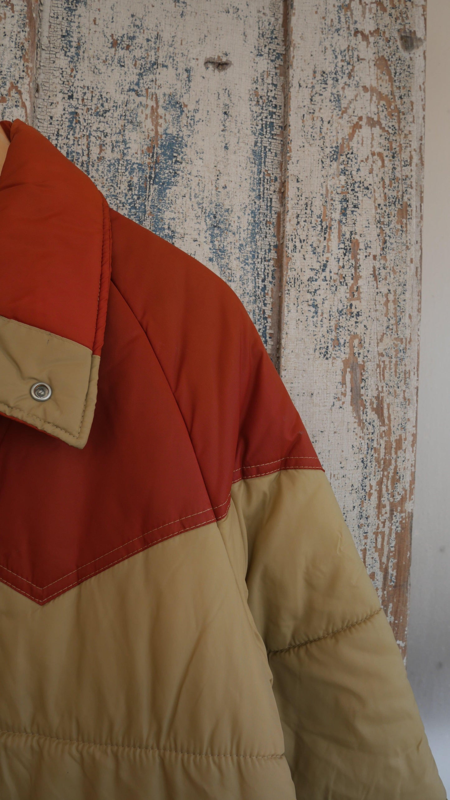 1970s Western Puffer Coat | L