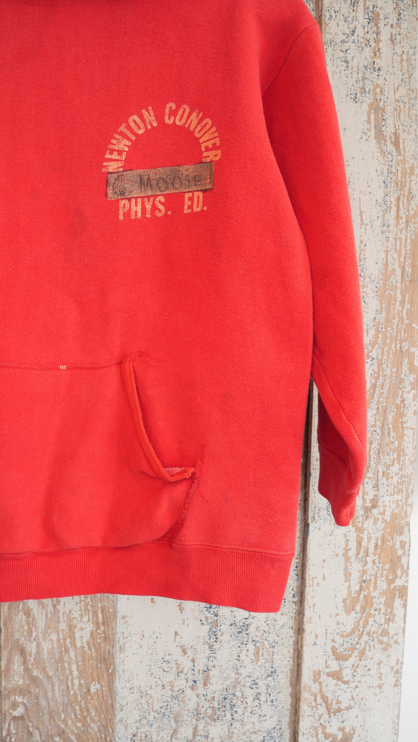 1960s Red Hoodie | M