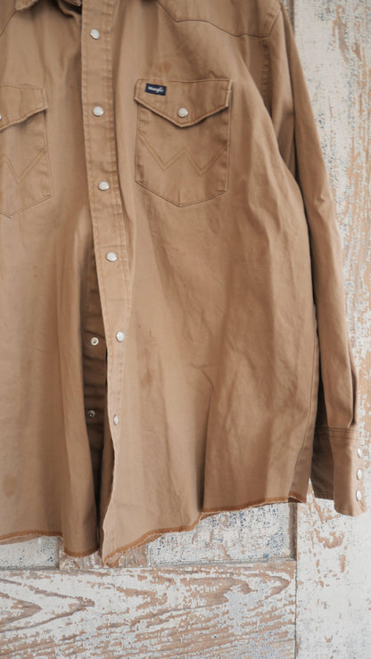 1990s Boxy Western Shirt | XL