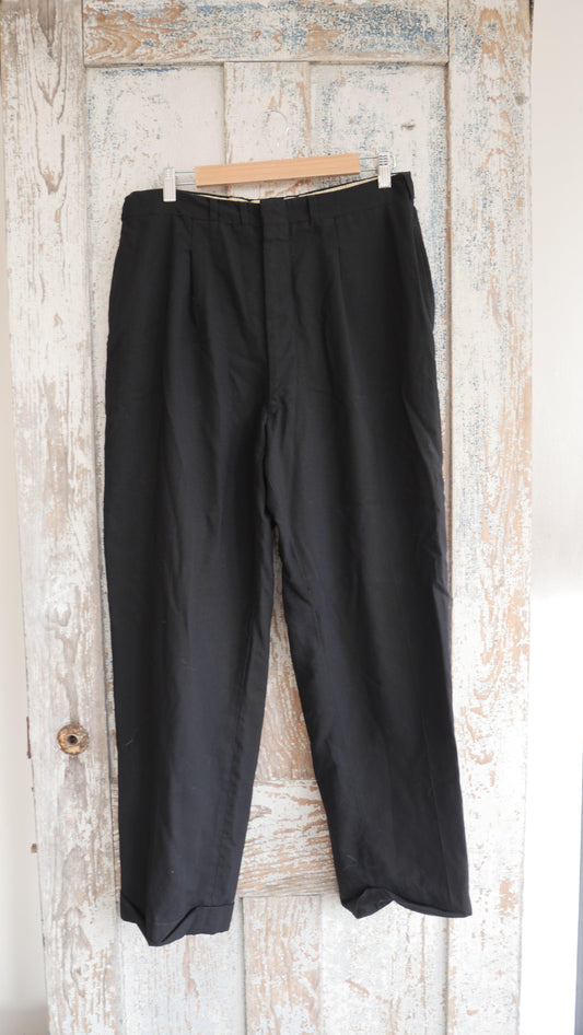 1970s Black Slacks | 33