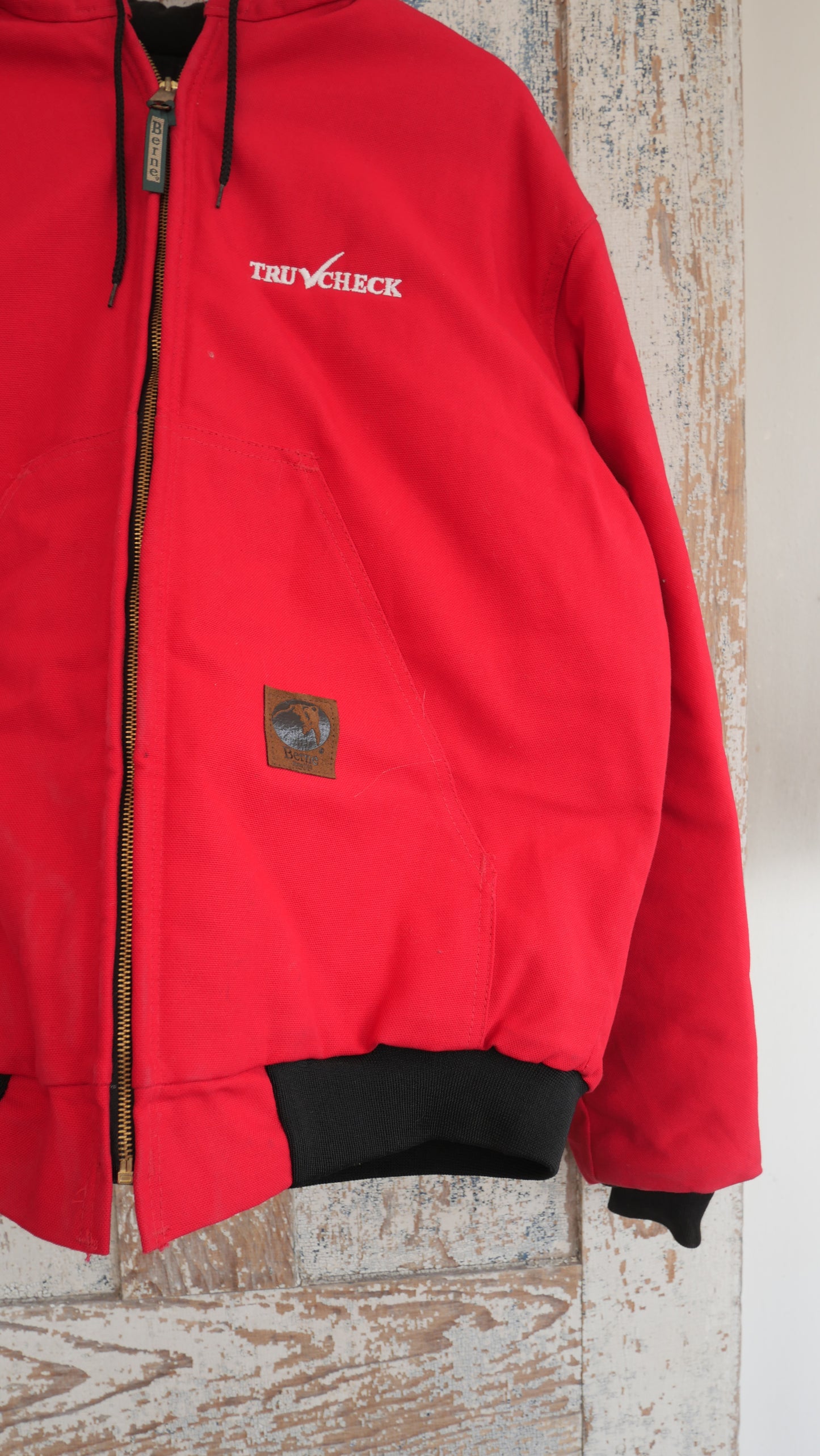 2000s Boxy Cherry Work Jacket | L