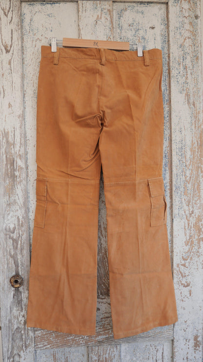 1970s Flared Velour Pants | 33
