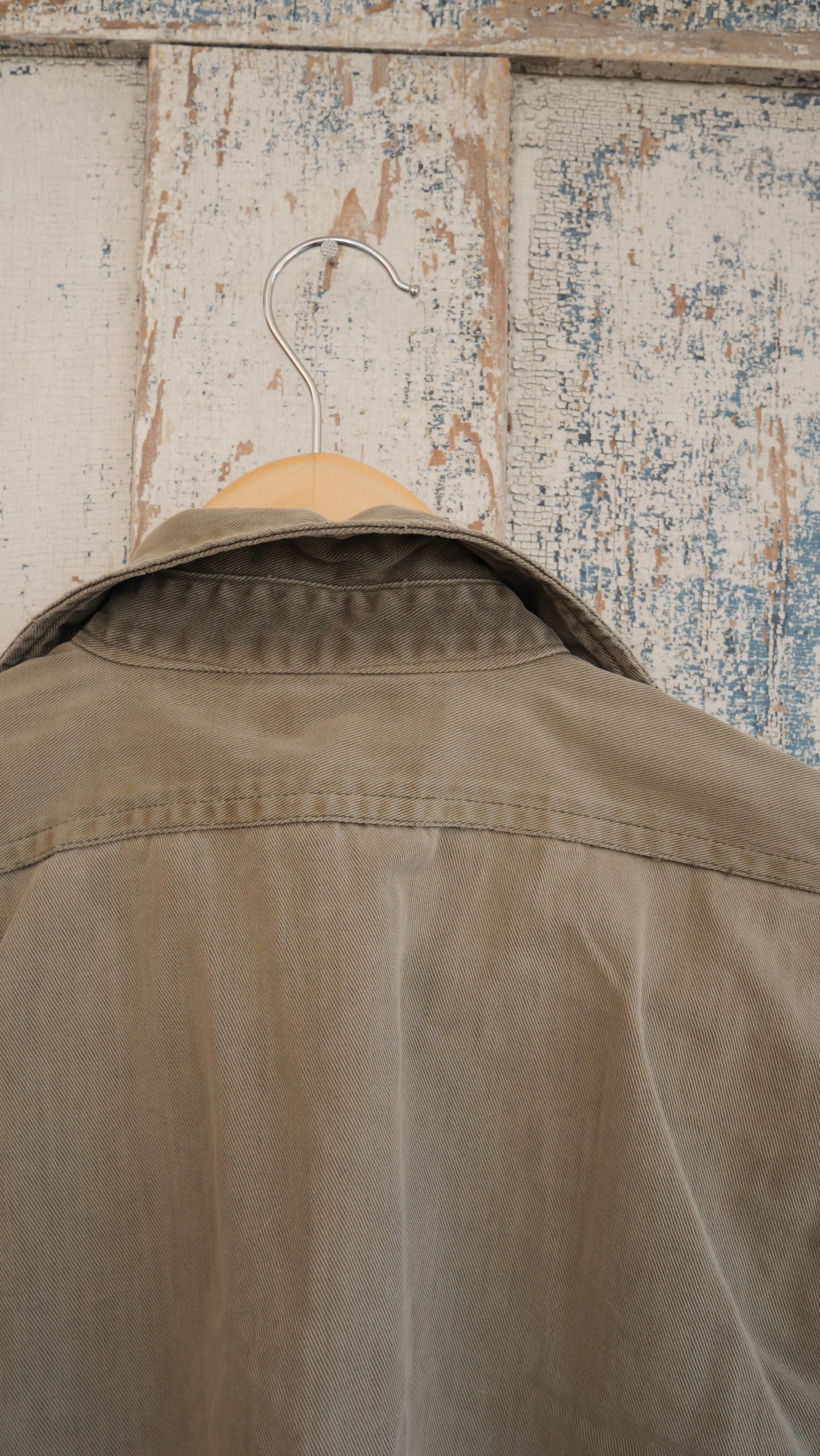 1960s Distressed Canvas Shirt | M