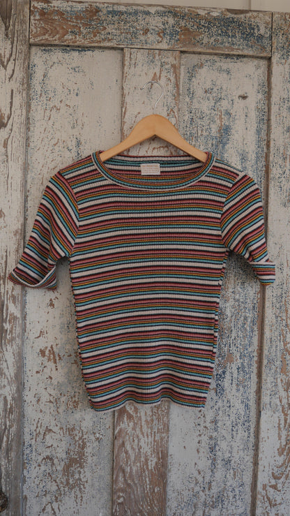 1970s Striped Tube Tee | M