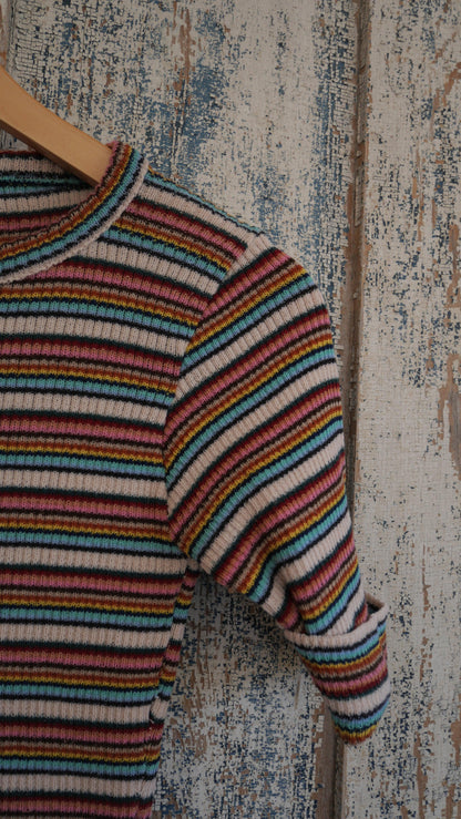 1970s Striped Tube Tee | M