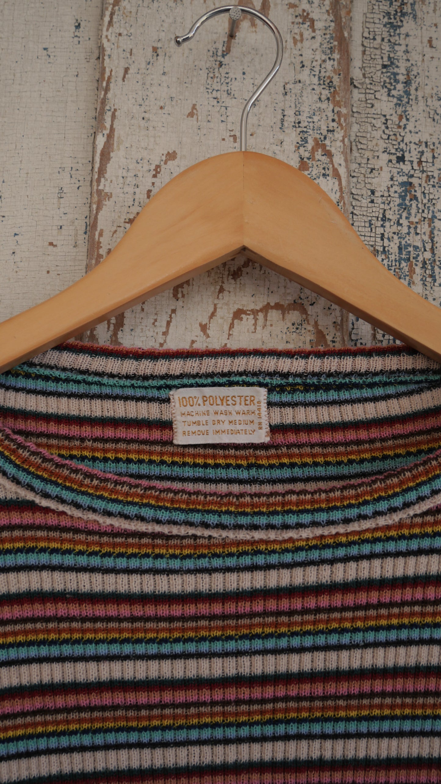 1970s Striped Tube Tee | M