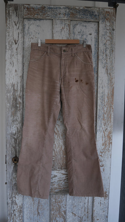 1970s Flared Corduroy Pants | 32