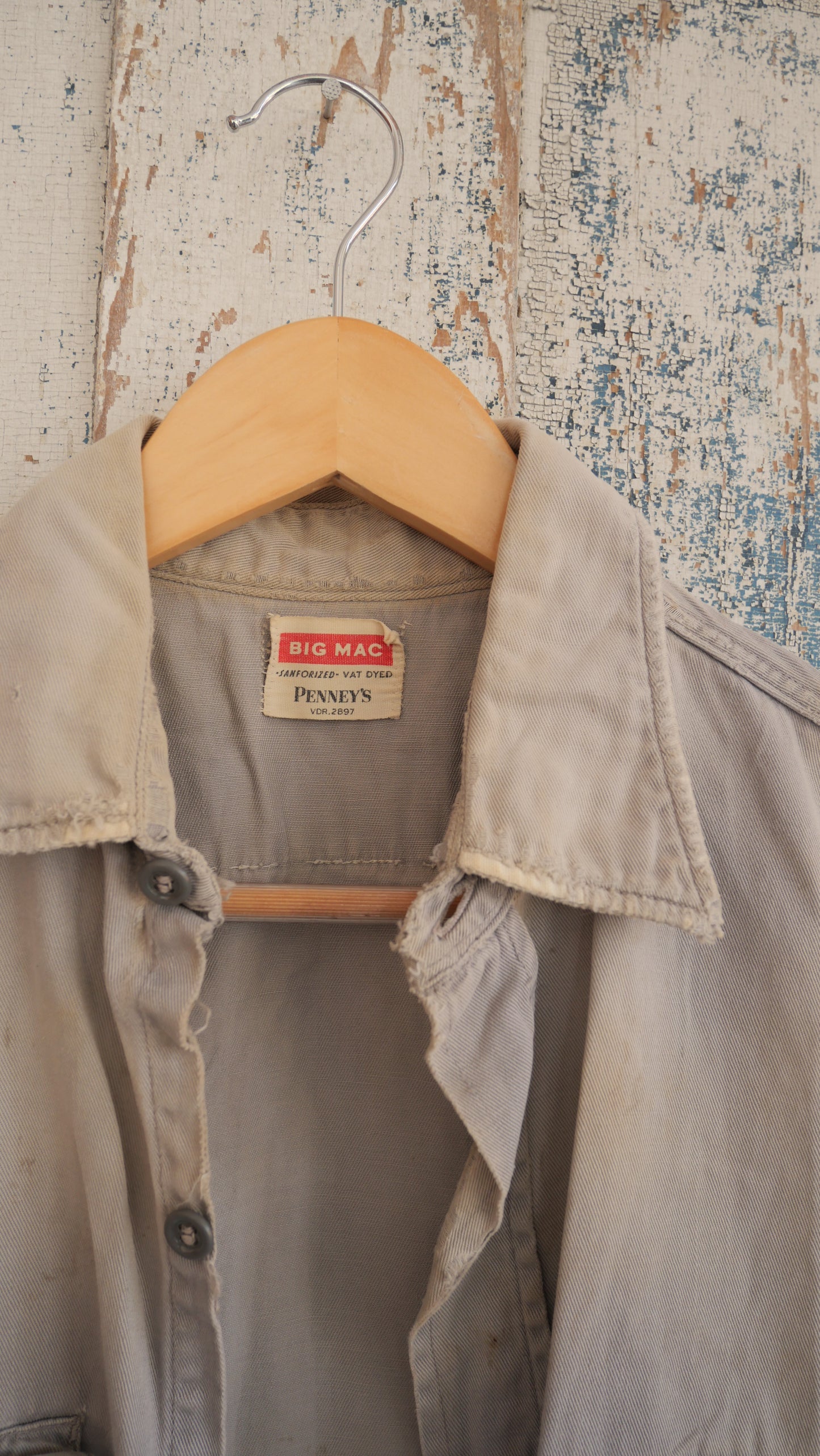 1960s Penney's Work Shirt | L