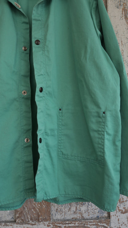 1970s Teal Workwear Jacket | L
