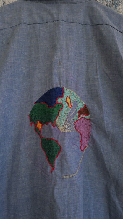 1970s Levi's Embroidered Shirt | L