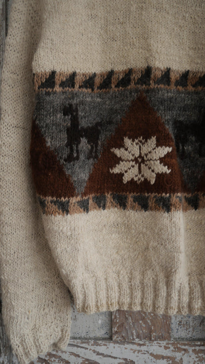 1980s Alpaca Knit Sweater | M