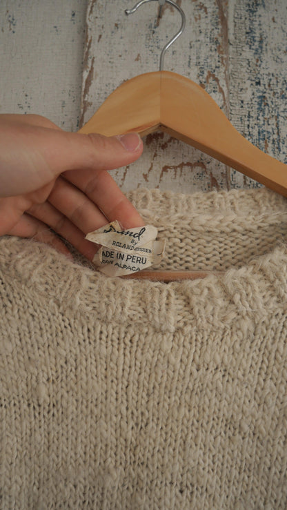 1980s Alpaca Knit Sweater | M