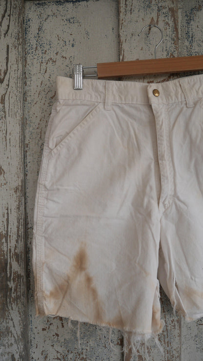 1960s White Lee Shorts | 29