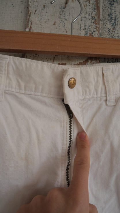 1960s White Lee Shorts | 29