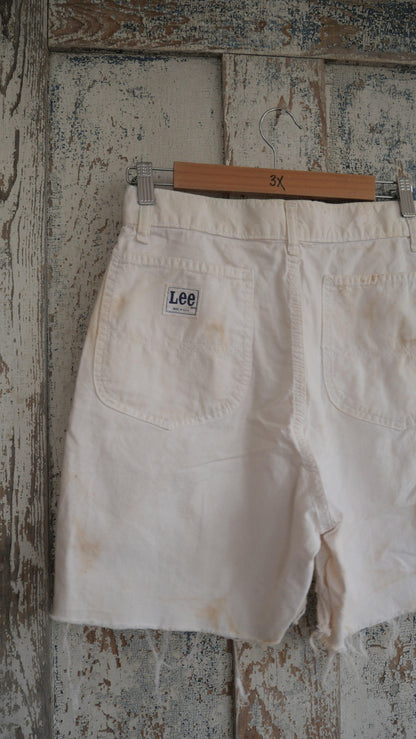 1960s White Lee Shorts | 29