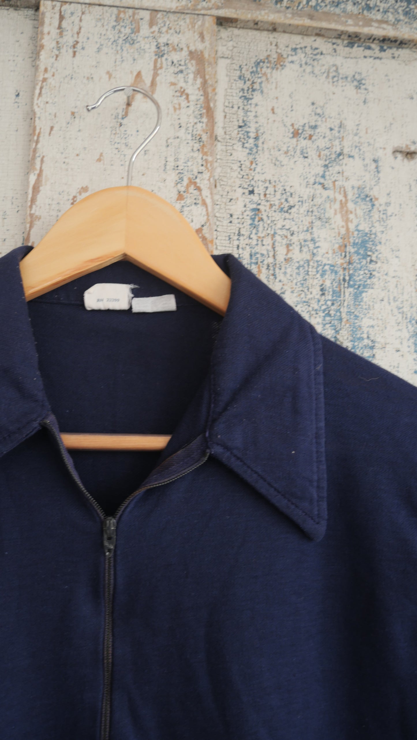 1960s Quarter Zip Shirt | M