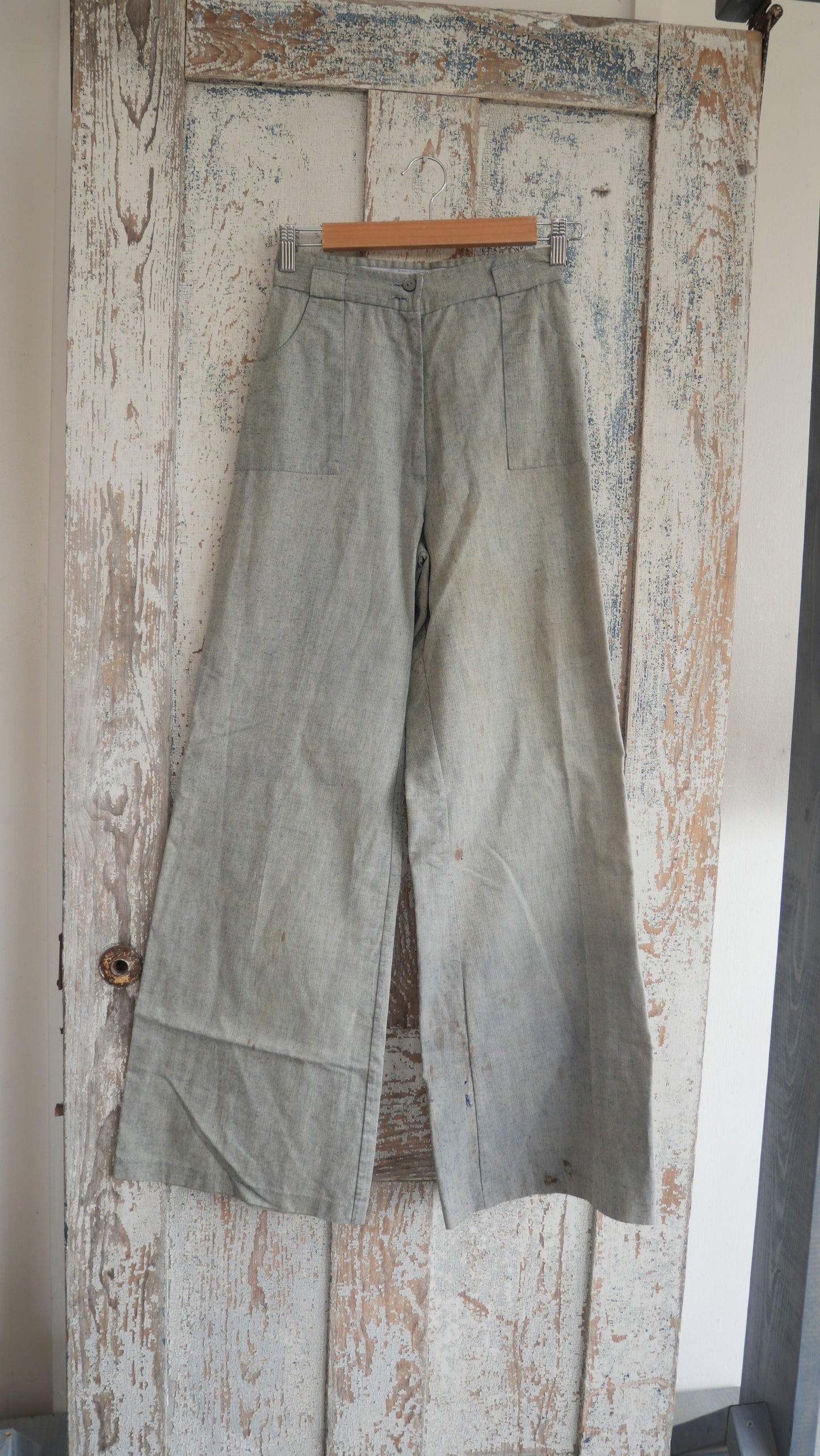 1970s Cotton Bell Bottoms | 24