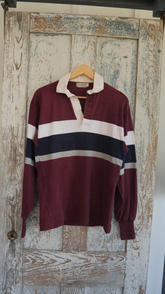 1980s L.L. Bean Rugby Shirt | M