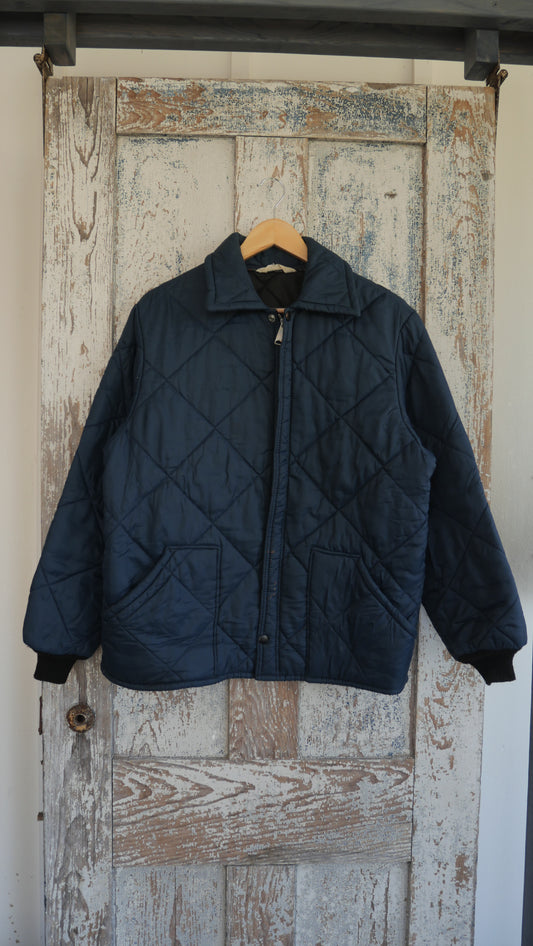 1970s Quilted Work Jacket | L