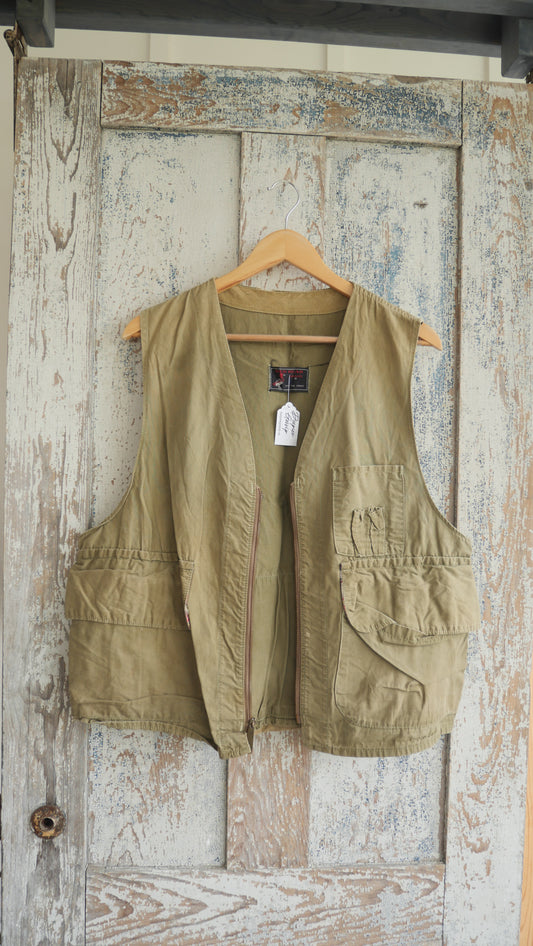 1980S Olive Hunting Vest | L