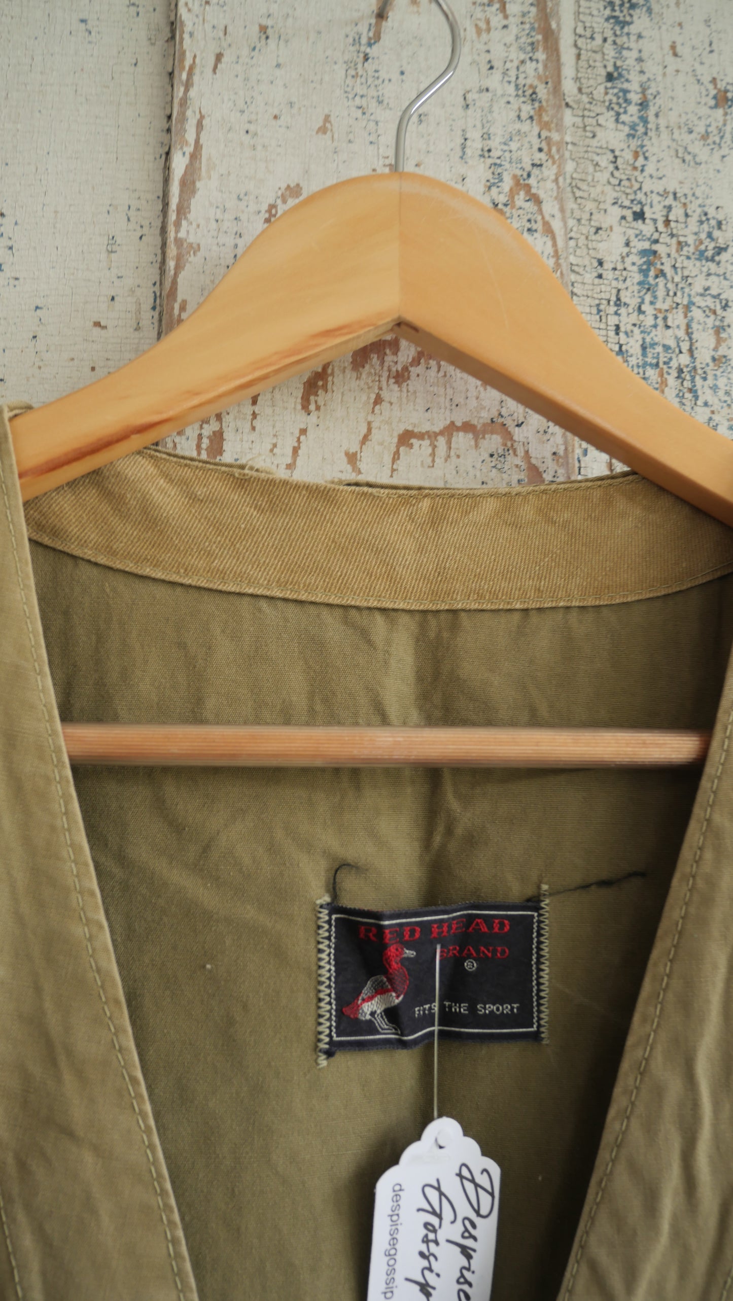 1980S Olive Hunting Vest | L