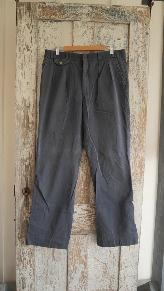1980s Pleated Chinos | 36
