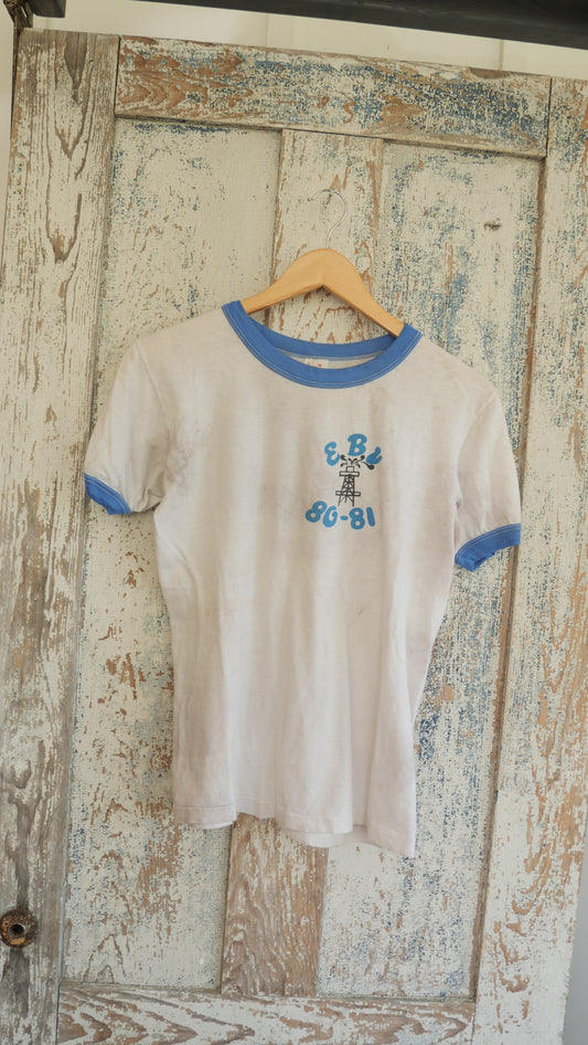 1980s Oil Ringer Tee | S