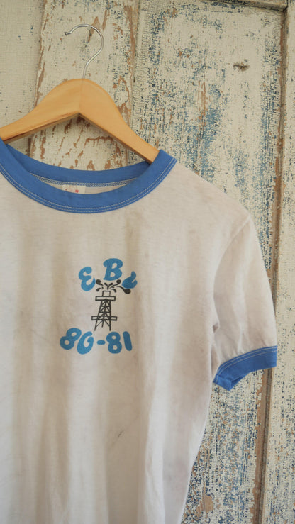 1980s Oil Ringer Tee | S