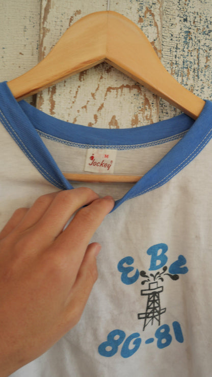 1980s Oil Ringer Tee | S