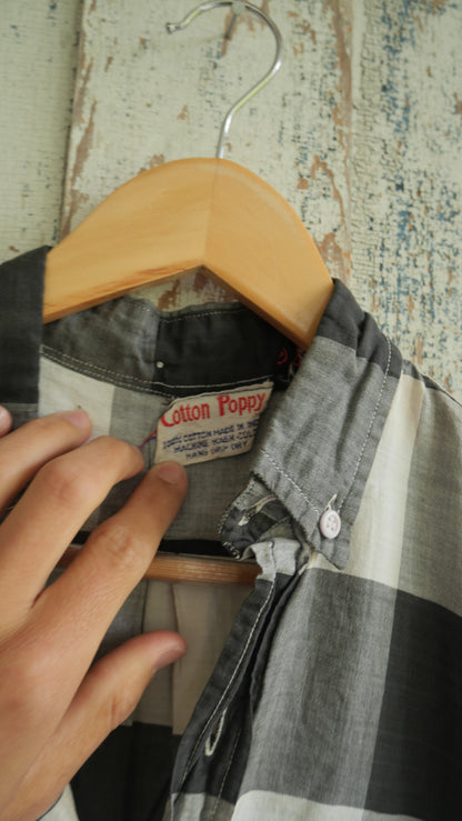 1990s Plaid Shirt | L