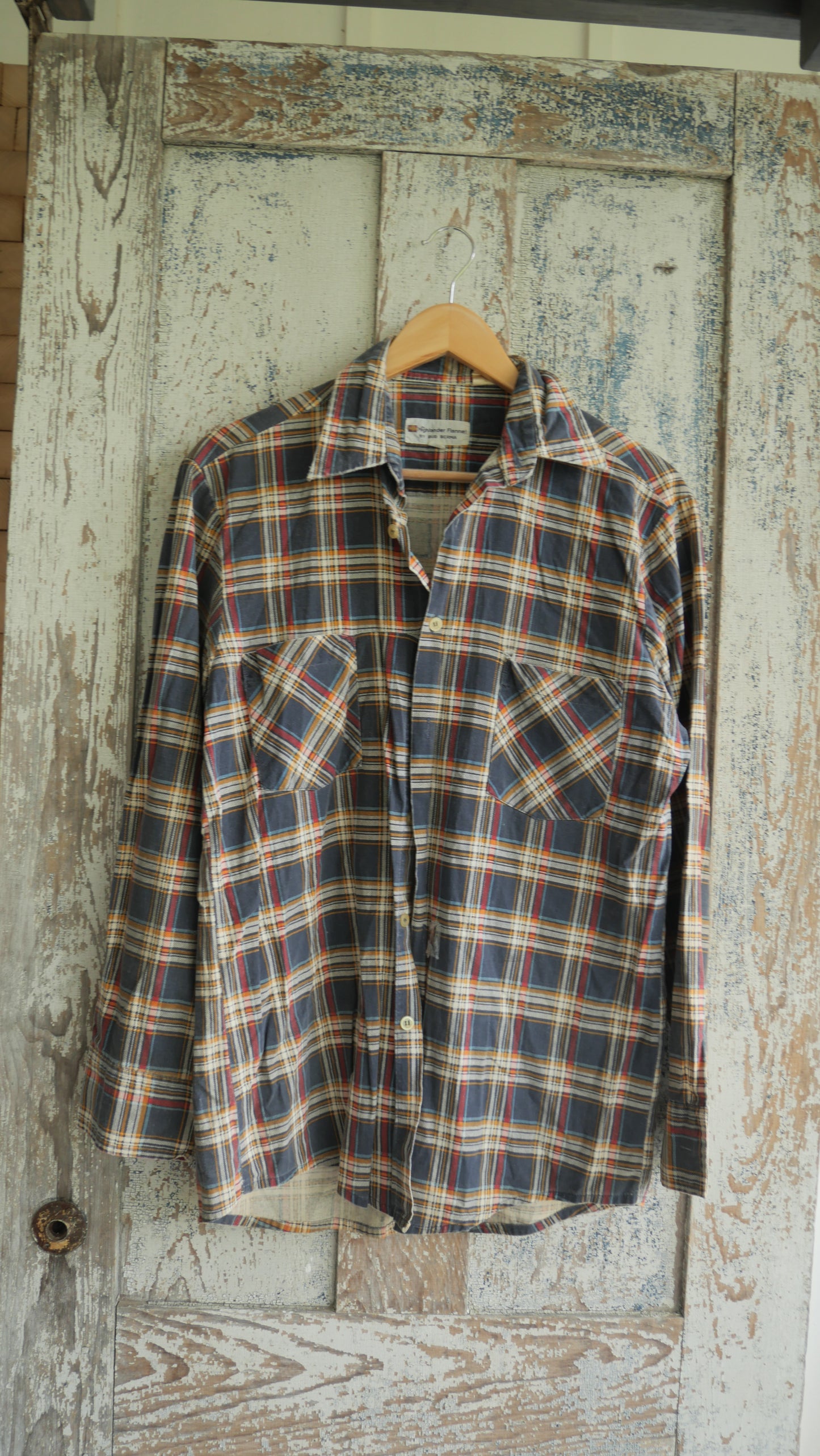 1980s Cotton Flannel | M