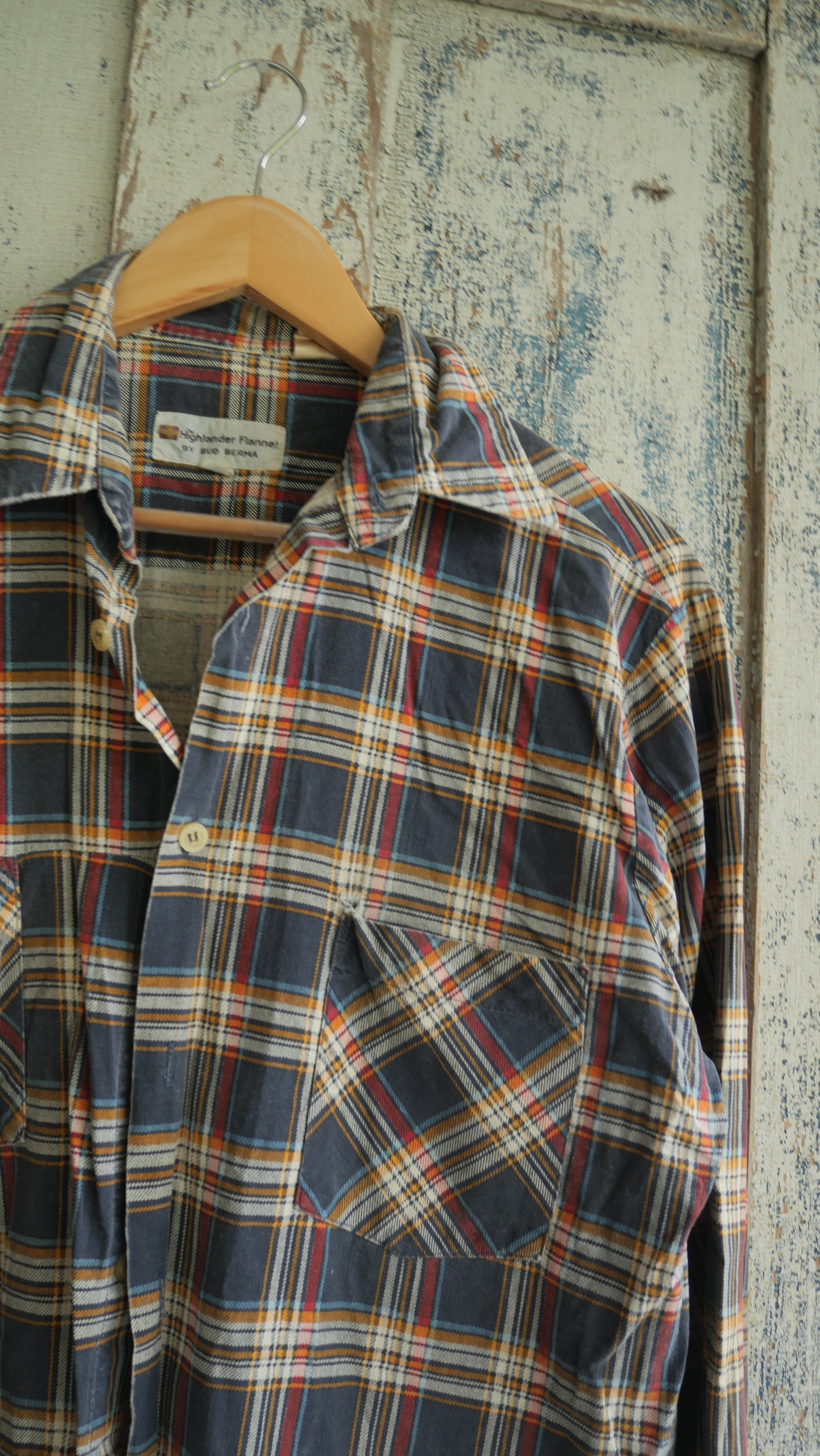 1980s Cotton Flannel | M