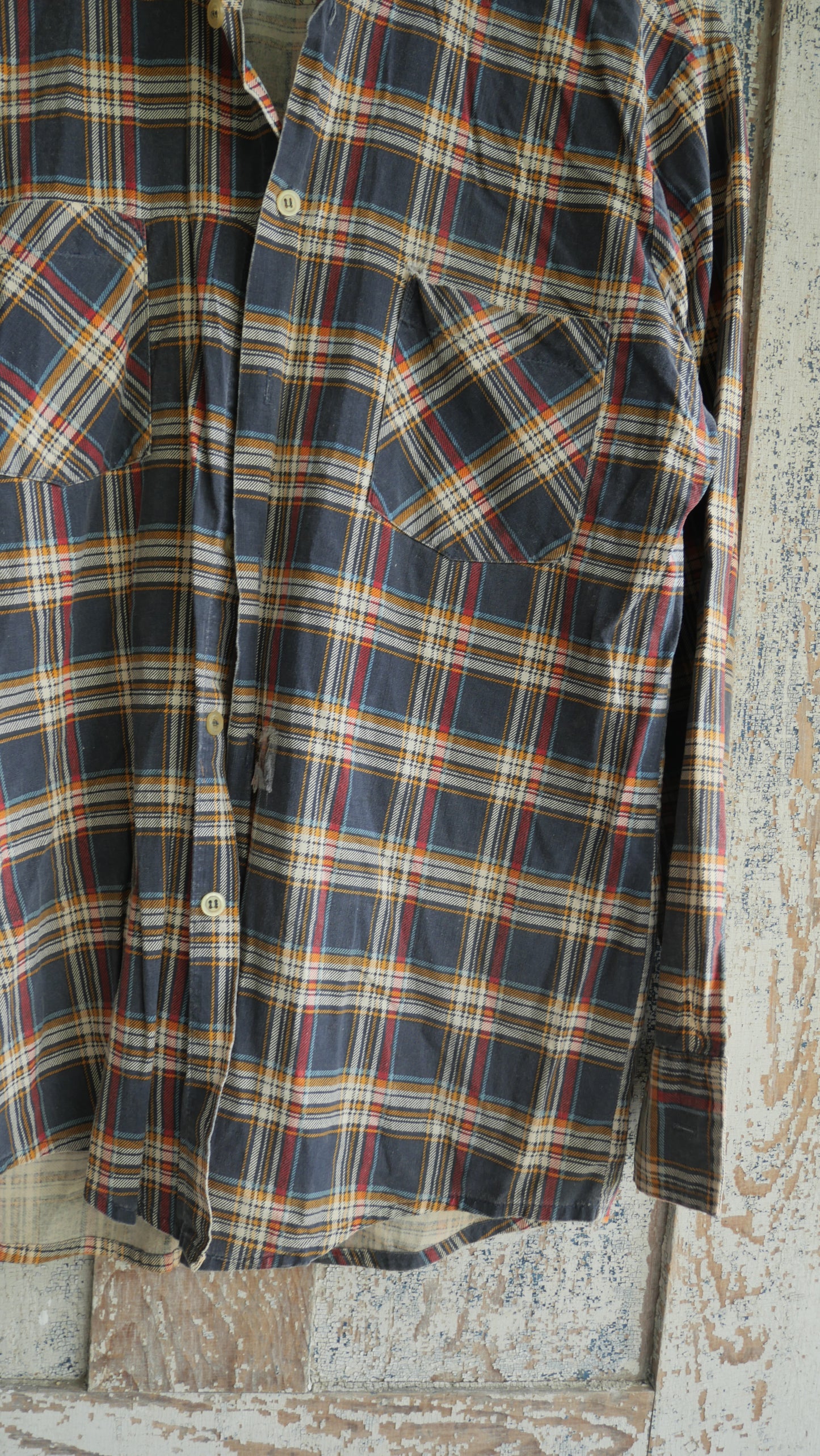 1980s Cotton Flannel | M