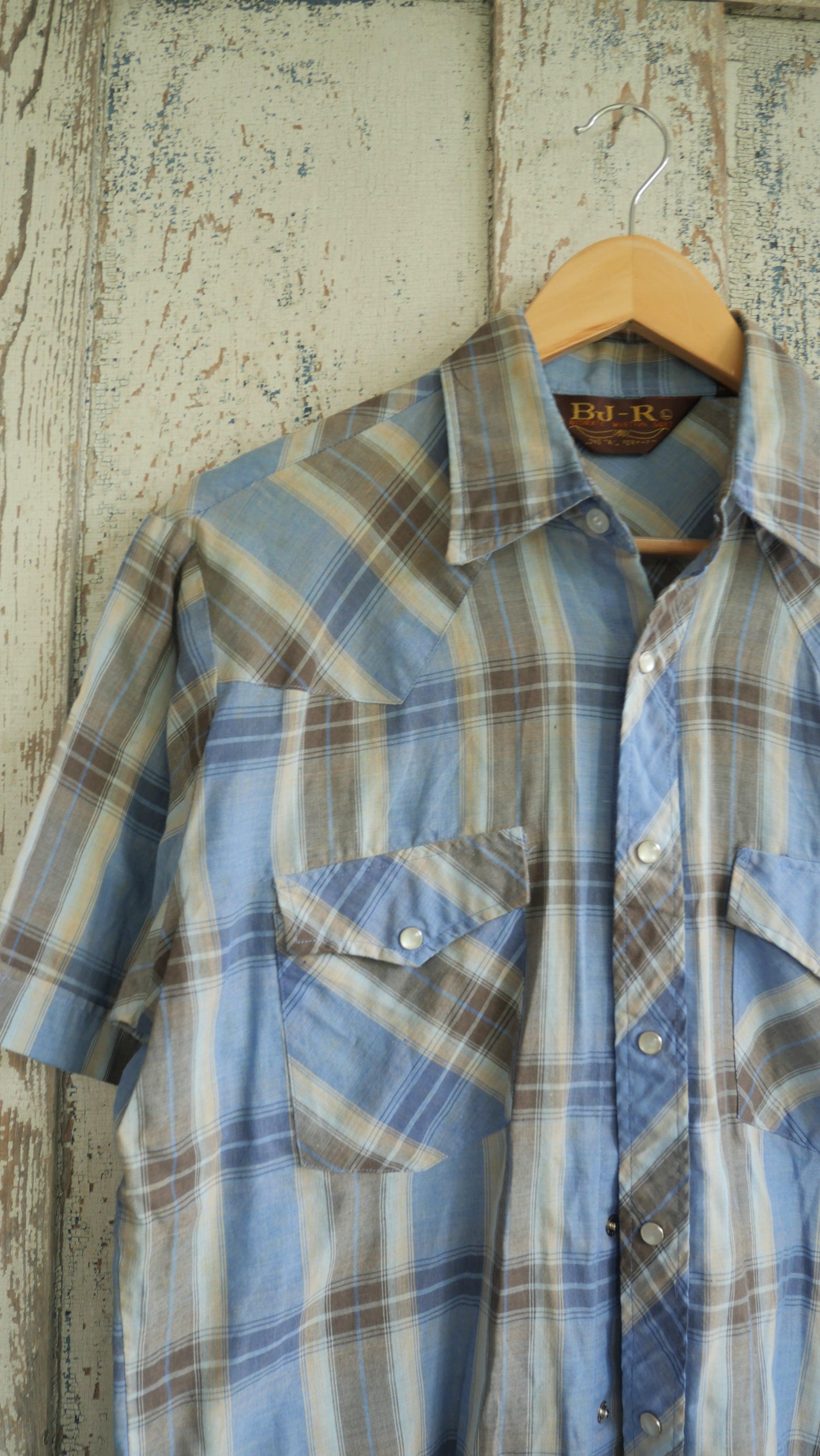 1980s Pearl Snap Shirt | L