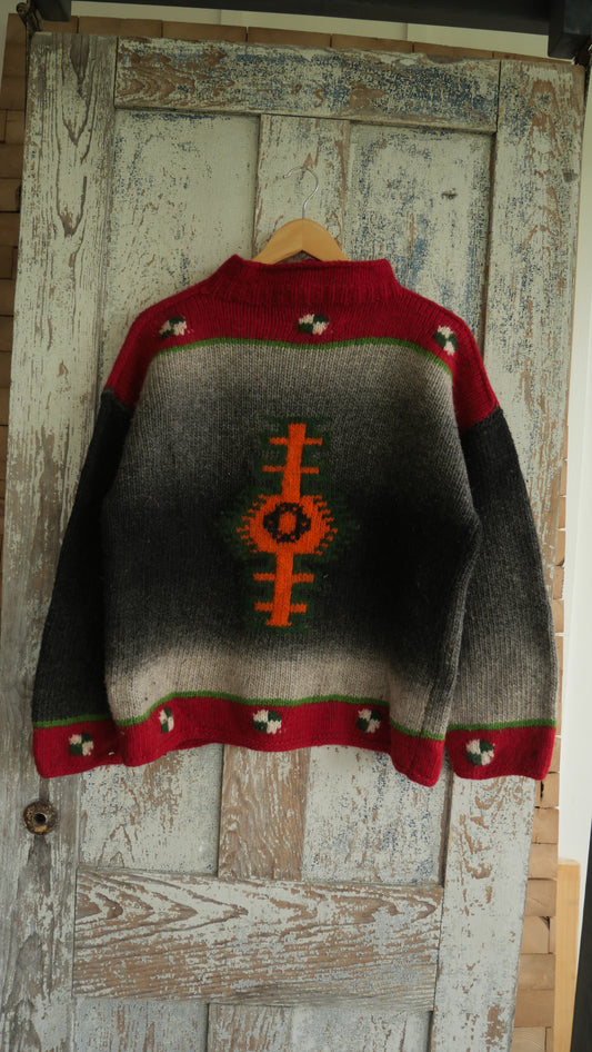 1970s Western Knit Sweater | L