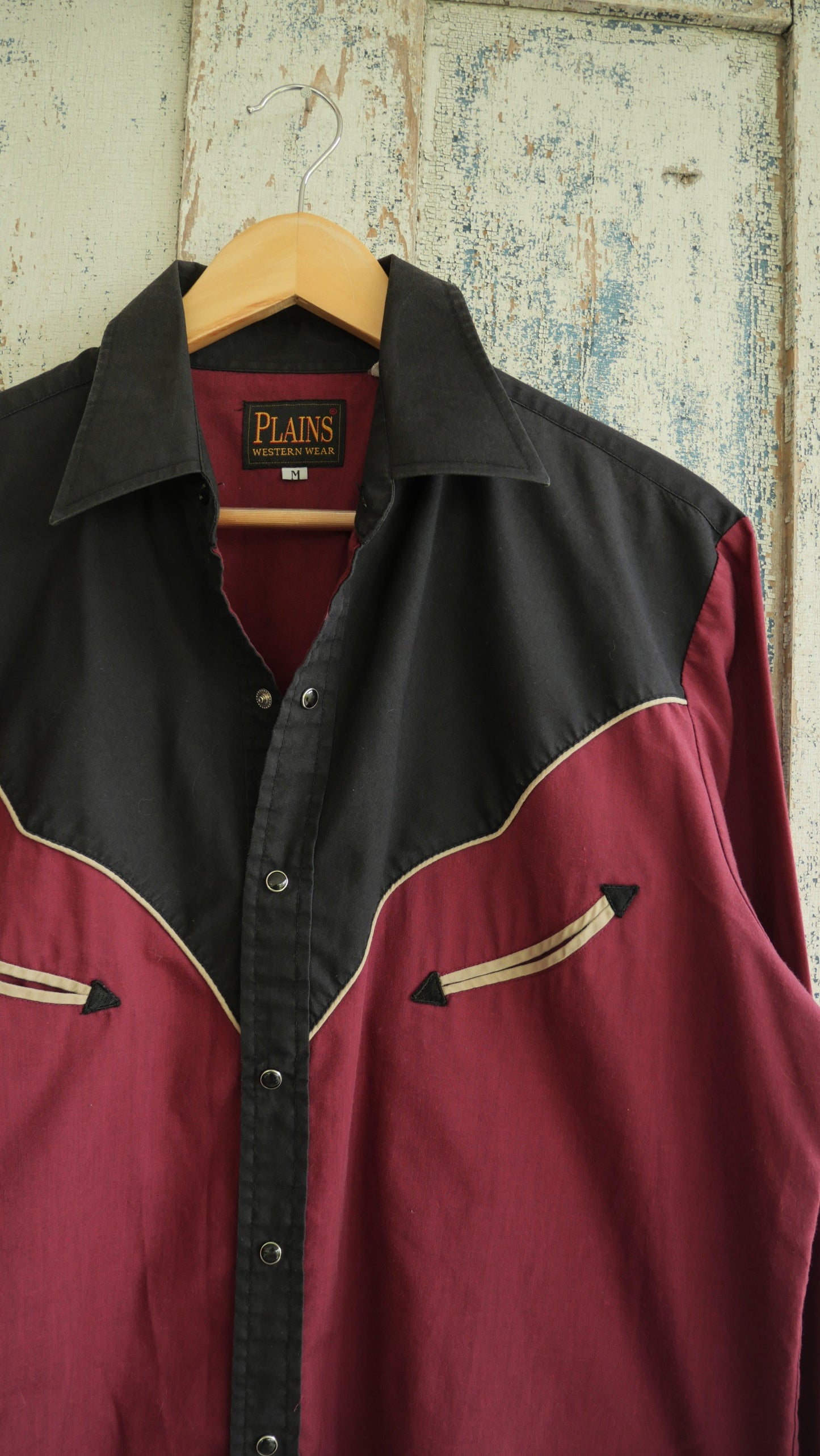 1980s Western Pearl Snap Shirt | M