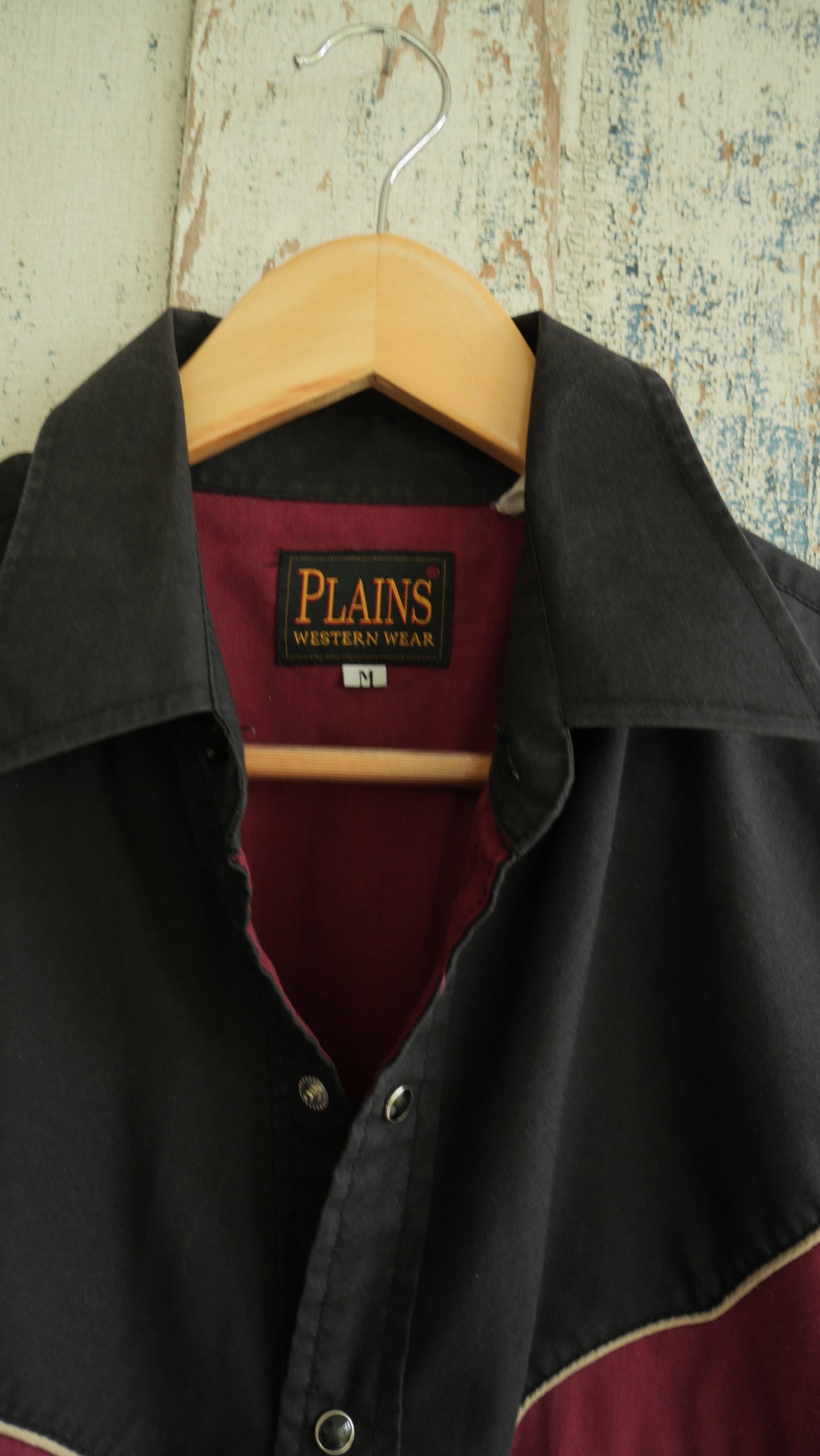 1980s Western Pearl Snap Shirt | M