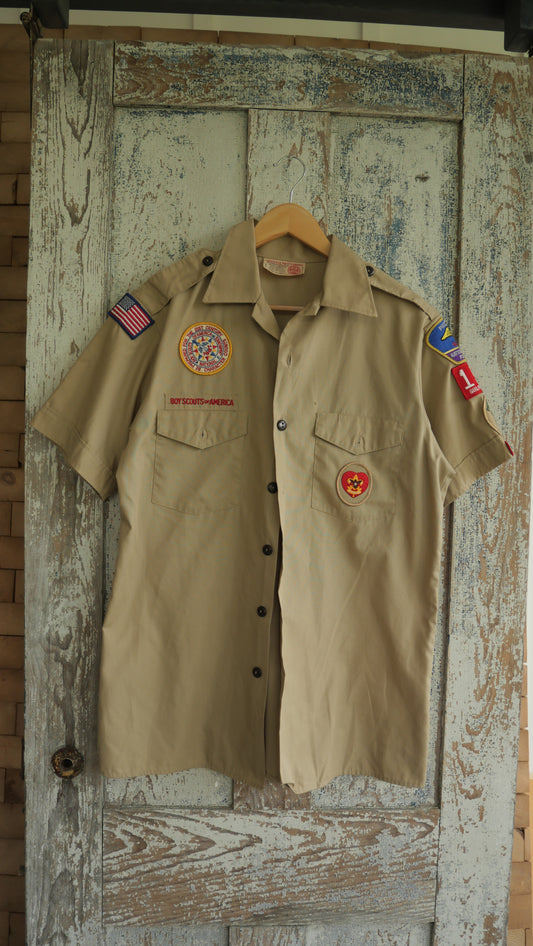 1960s Camp Collar BSA Shirt | L