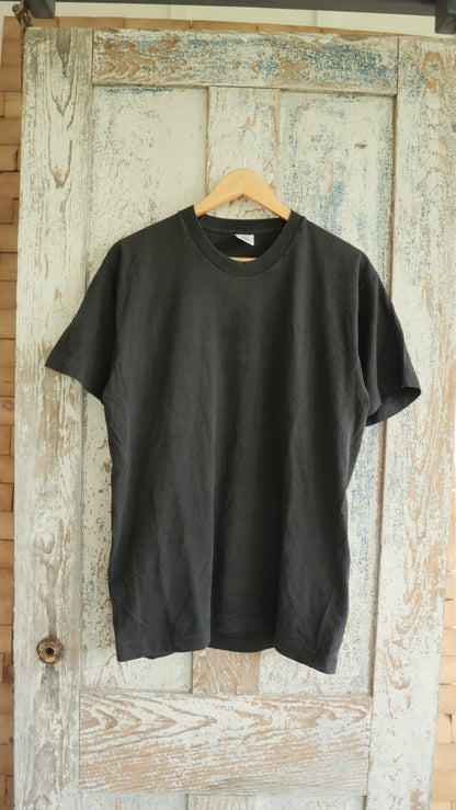 1990s Black Single Stitch Tee | L