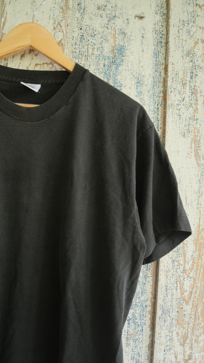 1990s Black Single Stitch Tee | L