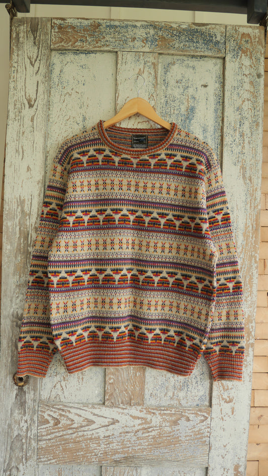 1970s Multi Color Knit | L