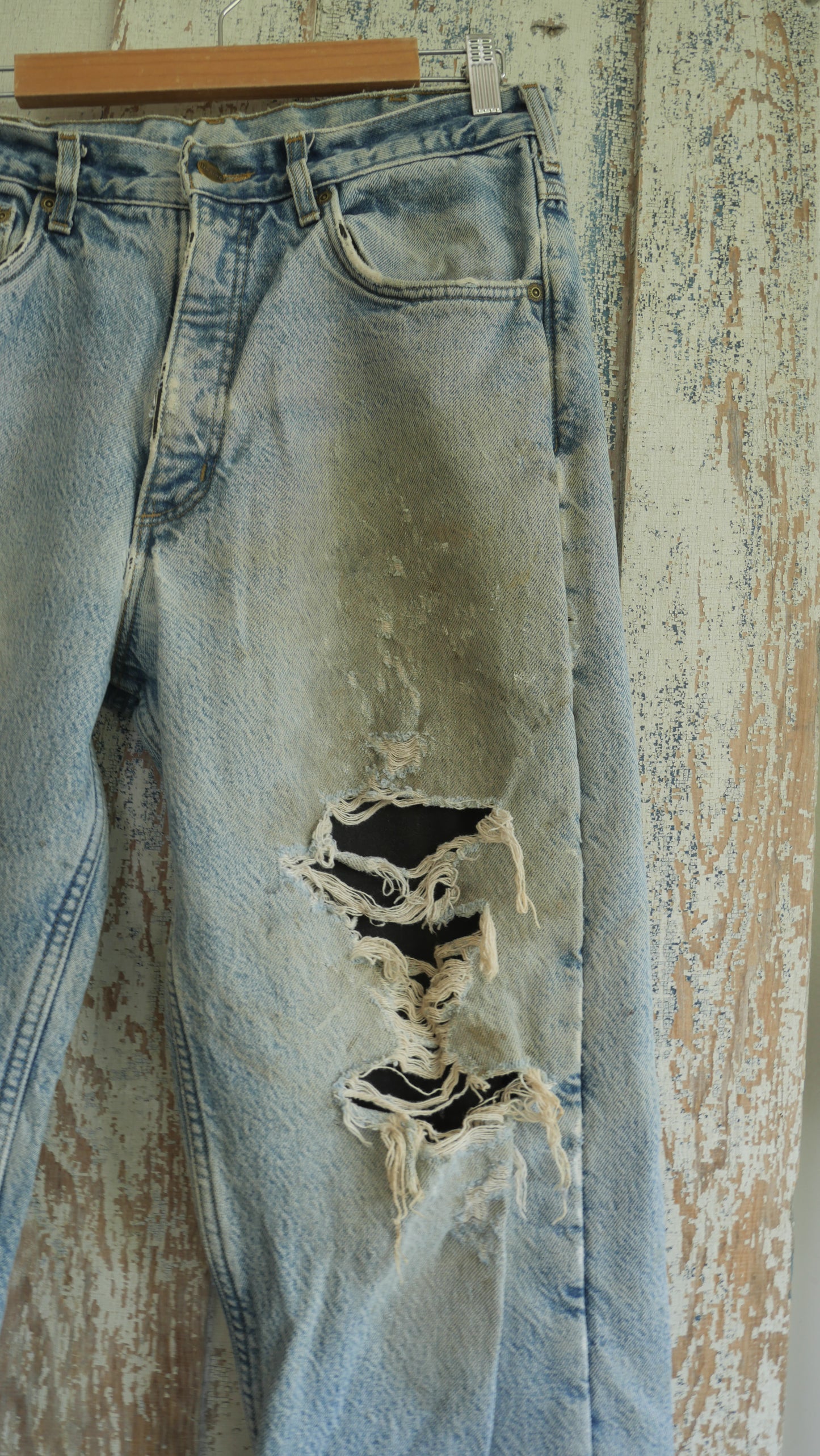 1990s Distressed Carhartt Denim | 32